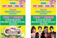 🎉 HỘI CHỢ MUA SẮM & ẨM THỰC VIỆT NAM – THÁI LAN 🎉